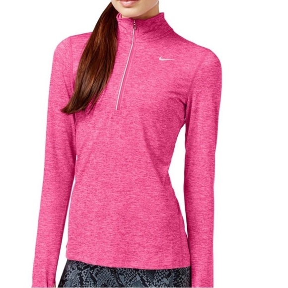 Nike Womens Reflective Stretch 1/4 Zip Pullover - Picture 1 of 5
